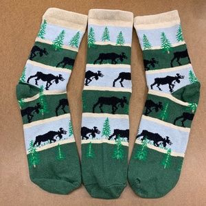 Moose and Nature Socks - 12 Pair